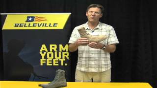 Belleville Sabre Boots  Product Demonstration [upl. by Atsillak]