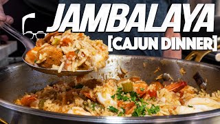 MAKING JAMBALAYA EASY ONE POT CAJUN DINNER  SAM THE COOKING GUY [upl. by Iliak148]