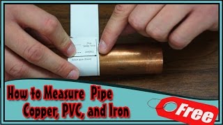 How to Measure Pipe Diameter Size Free Tool Download [upl. by Atteugram]