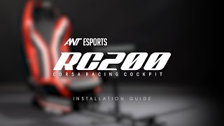 Ant Esports RC200 Corsa Racing Cockpit  Assembly Guide [upl. by Sallyanne703]