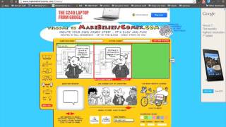 Creating Your Own Comics Using MakeBeliefsComixcom [upl. by Cohdwell322]