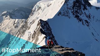 Dufourspitze 4634m Überschreitung von der Capanna Margherita zur Monte Rosa Hütte [upl. by Adnohsal]