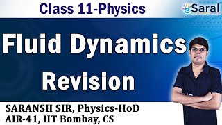 Fluid  Fluid Dynamics Revision Physics Class 11 JEE NEET [upl. by Shepley]