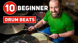 10 Beginner Drum Beats  Go From quotNoquot To quotProquot [upl. by Noletta]