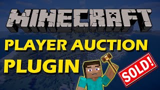 Buy and sell items in Minecraft with Player Auction Plugin [upl. by Kendall317]