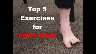 Foot Pain Relief  Top 5 Exercises [upl. by Gamaliel]