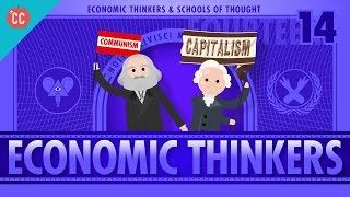 Economic Schools of Thought Crash Course Economics 14 [upl. by Hannahoj422]