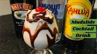 How to make Mudslide Drink ll Baileys drinks recipe [upl. by Ogdan]