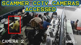 ACCESSING SCAMMERS CCTV CAMERAS [upl. by Nnylyoj]