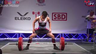 Derek Ng  5275kg 7th Place 59kg  IPF World Classic Powerlifting Championships 2018 [upl. by Latonia]