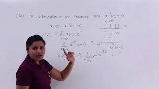 ZTransform of Basic Signal Problem Example 1 [upl. by Elylrac443]