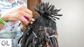 How To Twist Dreadlocks For Beginners [upl. by Rattray271]