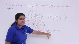 Class 12th – Elementary Transformation Problem1  Matrices  Tutorials Point [upl. by Atalya815]