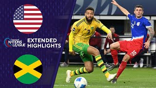 USA vs Jamaica Extended Highlights  CONCACAF Nations League  CBS Sports Golazo [upl. by Ase180]