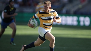 Highlights Cal rugby tops Life University for fifth straight Penn Mutual Collegiate Rugby [upl. by Ardehs]