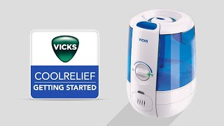 Vicks CoolRelief Filter Free Humidifier  VapoSteam VUL600  Getting Started [upl. by Geibel629]