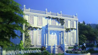 CELEBRITY MANSION  Georgian Manor  Sims 4 [upl. by Ardnoek]