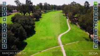 SCGA Flyover  Rancho Park Golf Club  Los Angeles CA [upl. by Aerdua]