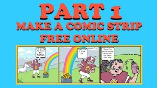 PART 1 Make A Comic Strip Free Online  Getting Started with Comix Strip [upl. by Acinor]