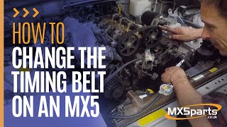 How to change the timing belt on an MX5 Mk1 [upl. by Mariya501]