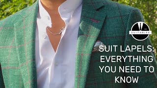 Suit Lapels Everything You Need to Know Peak Lapels Notch Lapels Shawl Lapels [upl. by Hwang]