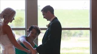 Handfasting Example Caz and Andy [upl. by Hcirteid515]