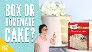 How To Make A Box Cake Taste Homemade [upl. by Murry]