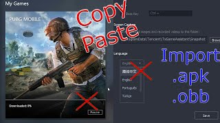 How to import apk and obb file in Gameloop [upl. by Allyce855]