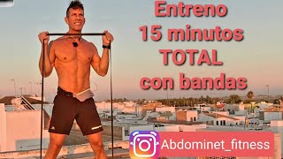 entrenamiento TOTAL con banda elástica 15 min [upl. by Netsrejk]