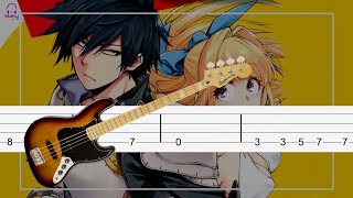 Cautious Hero OP Bass Tabs Tutorial [upl. by Behl]