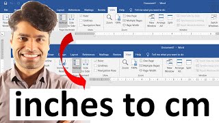 How to change inches to cm in Word [upl. by Adigun]