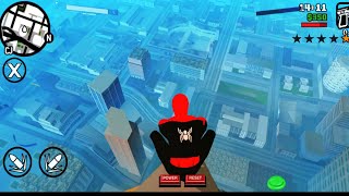 SPIDERMAN IN GTA SA ANDROID  GTA SA ANDROID [upl. by Sybley]