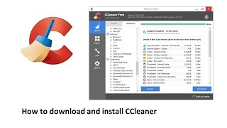 How to download and install CCleaner professional  full version  for free 2016 [upl. by Adniles]