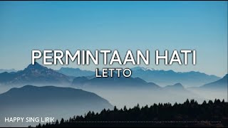 Letto  Permintaan Hati Lirik [upl. by Ycaj]