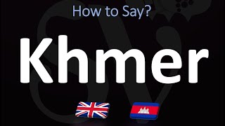 How to Pronounce Khmer CORRECTLY [upl. by Willie]