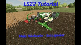 LS22 Tutorial  Mais Häckseln als Solospieler [upl. by Adilem]