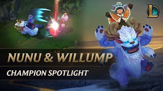 Nunu amp Willump Champion Spotlight  Gameplay  League of Legends [upl. by Ileek]