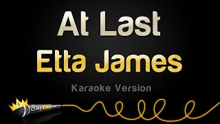 Etta James  At Last Karaoke Version [upl. by Einnhoj]