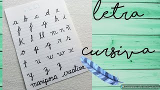 CÓMO ESCRIBIR EN LETRA CURSIVA [upl. by Ibed569]