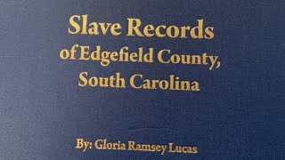 ENSLAVED PEOPLE AND SLAVE OWNERS  Edgefield South Carolina [upl. by Eyllek457]