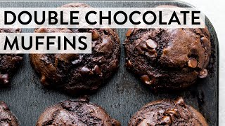 Double Chocolate Muffins  Sallys Baking Recipes [upl. by Adama]