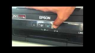 How to fix Red light blinking in Epson L110L210L300L350L355 by Ink Charge cleaning [upl. by Treble]