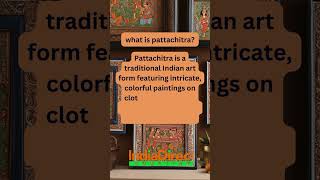 What is pattachitra [upl. by Bloxberg]