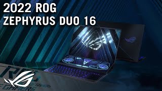 2022 ROG Zephyrus Duo 16  Two Screens Zero Boundaries  ROG [upl. by Anifled]