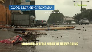 Good morning Honiara after a night of heavy rains [upl. by Itoyj]