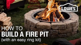 How To Build a Fire Pit wa Ring Kit [upl. by Dulce868]