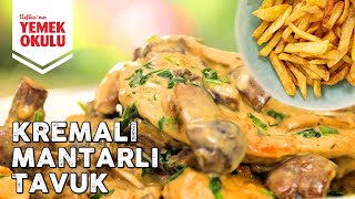 Restoranlardaki Gibi Kremalı Tavuk  Pratik Çıtır Patates Kızartması Tarifi [upl. by Mackler]