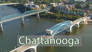 Chattanooga TN Aerial Tour in 4k [upl. by Zigmund]