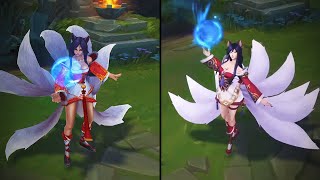 AHRI VISUAL REWORK COMPARISON OLD VS NEW  League of Legends [upl. by Dorion]