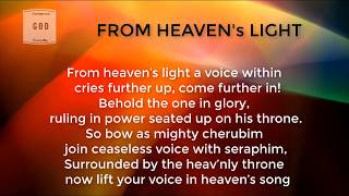 From Heavens Light worship song fullversion [upl. by Lerim405]